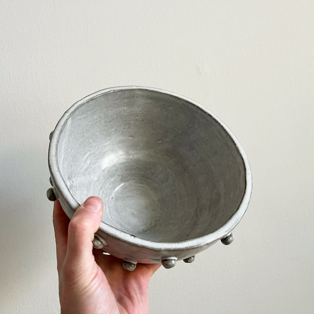 Dottled Bowl - Grey