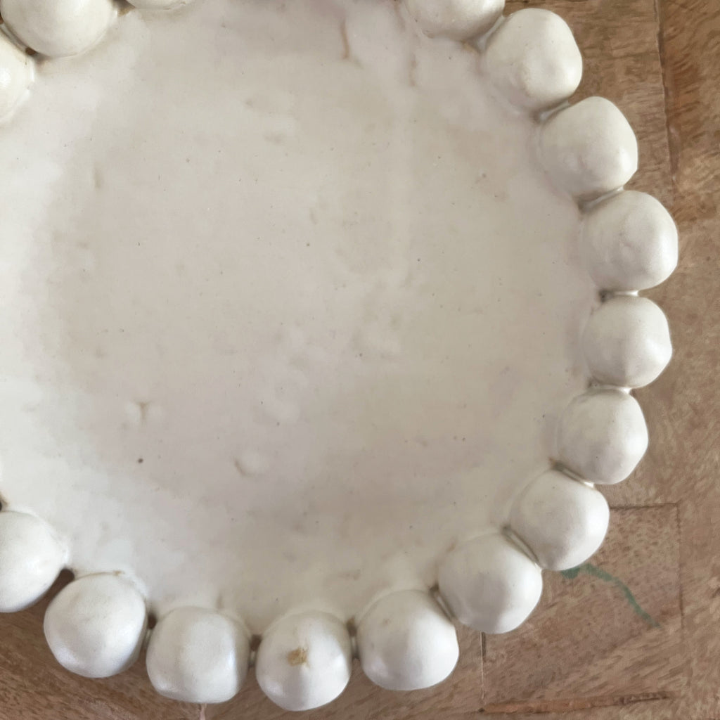 Oops! Beaded Rim Plate - Small