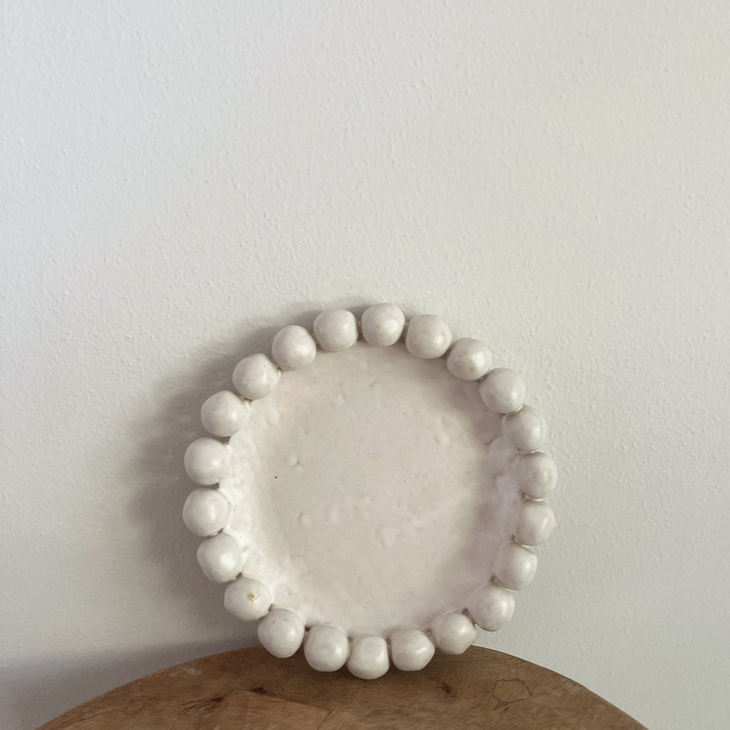 Oops! Beaded Rim Plate - Small
