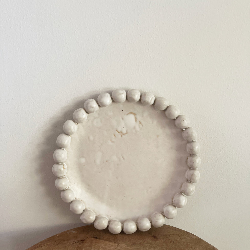 Oops! Beaded Rim Plate - Medium
