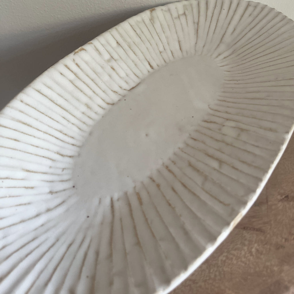 Oops! Ribbed Edge Platter - Oblong