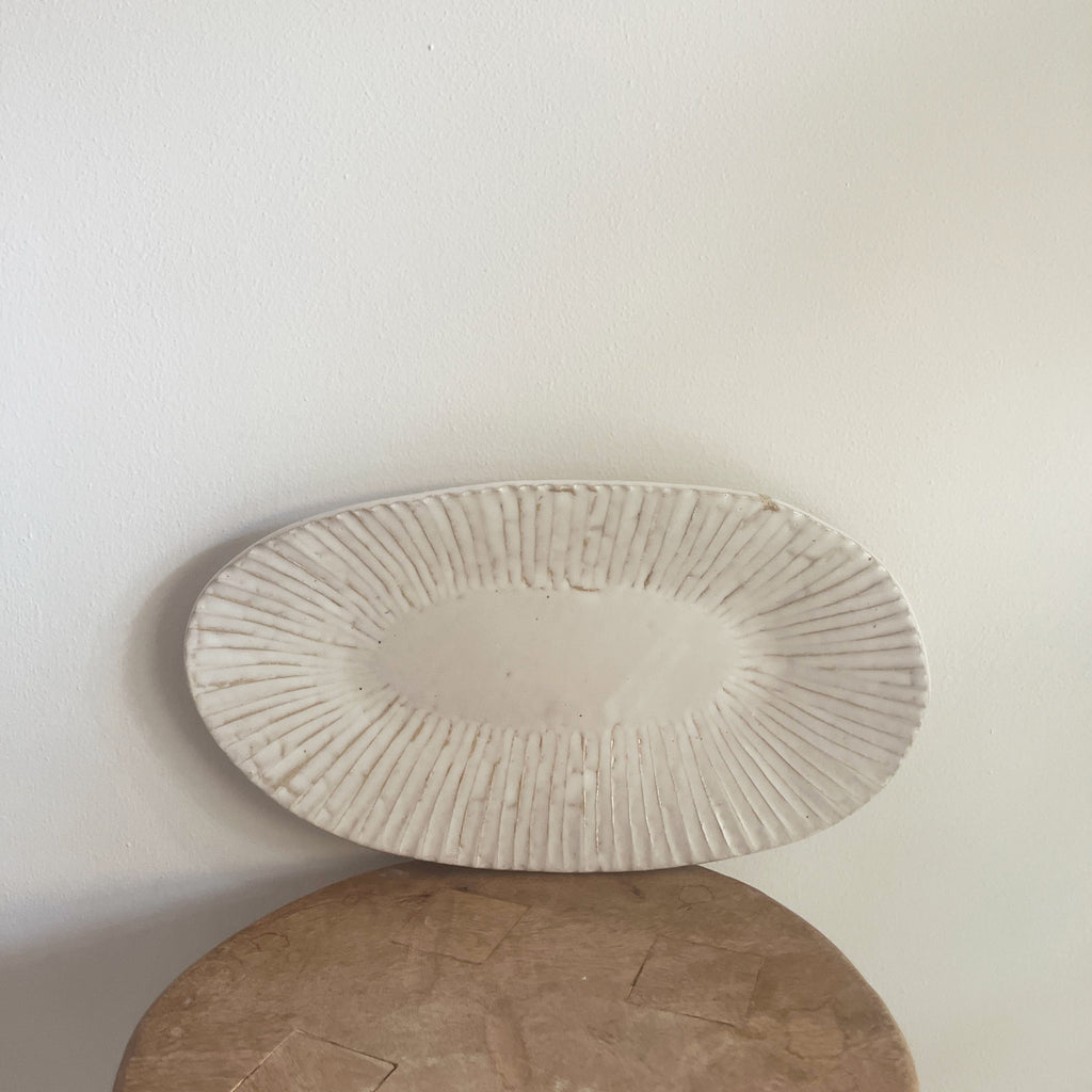 Oops! Ribbed Edge Platter - Oblong