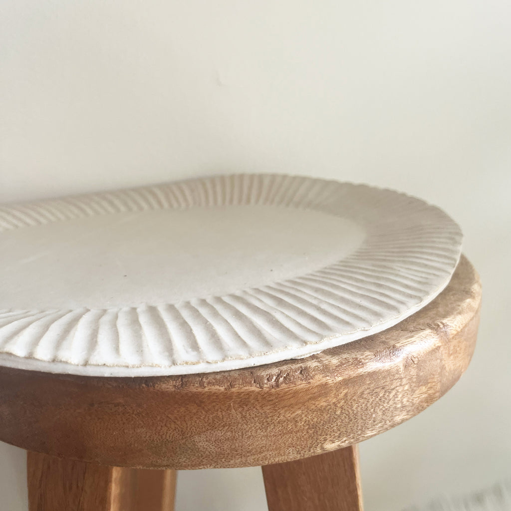 Oops! Ribbed Edge Platter - Wide