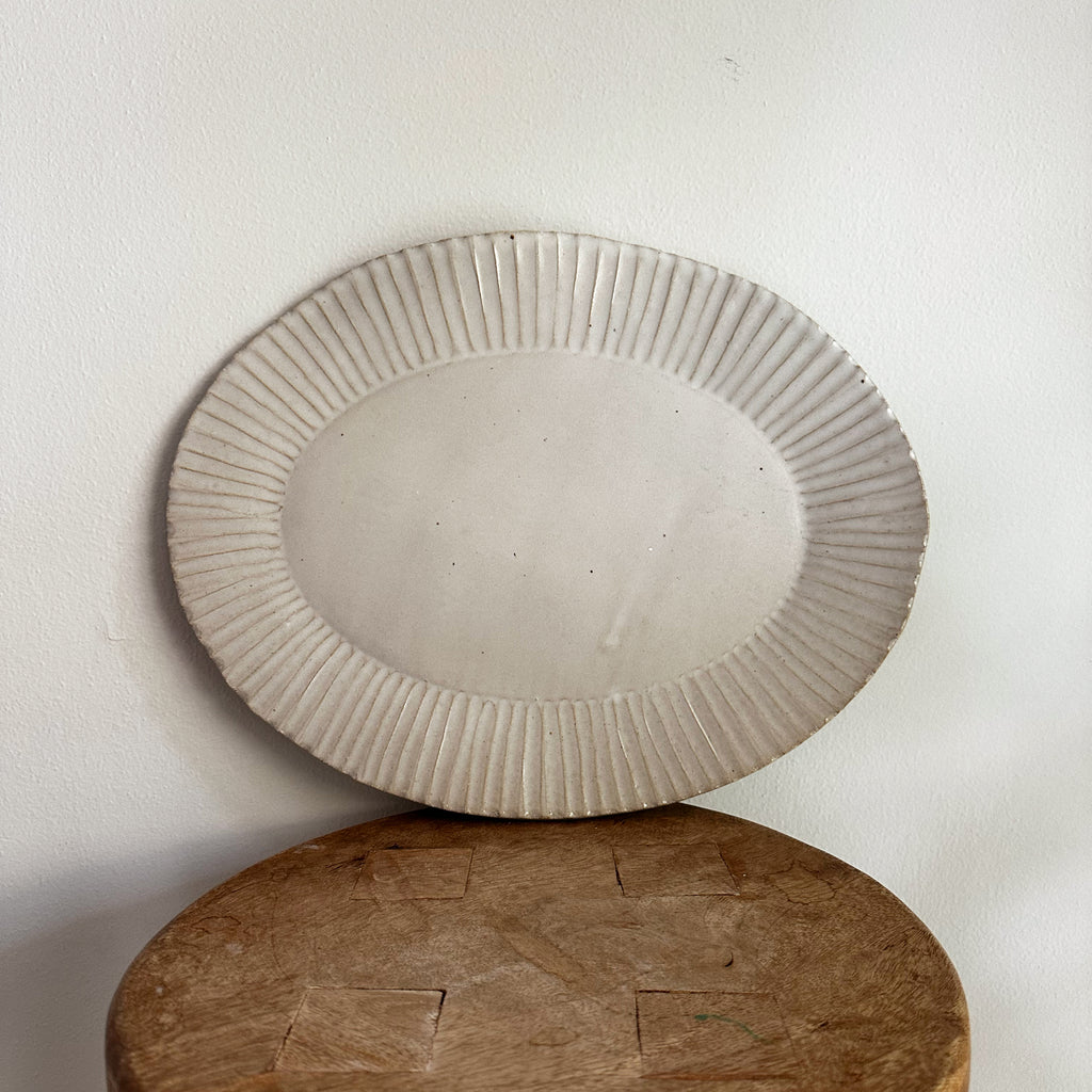 Oops! Ribbed Edge Platter - Wide