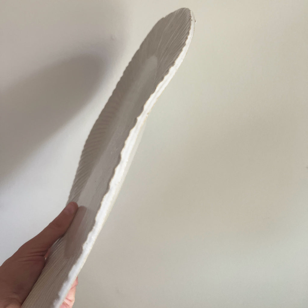Oops! Ribbed Edge Platter - Wide