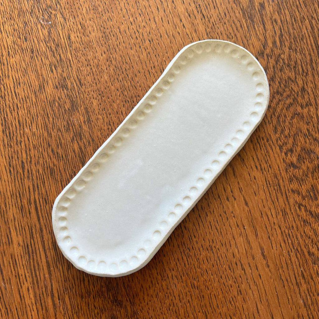 Pill-shaped Decorative Tray