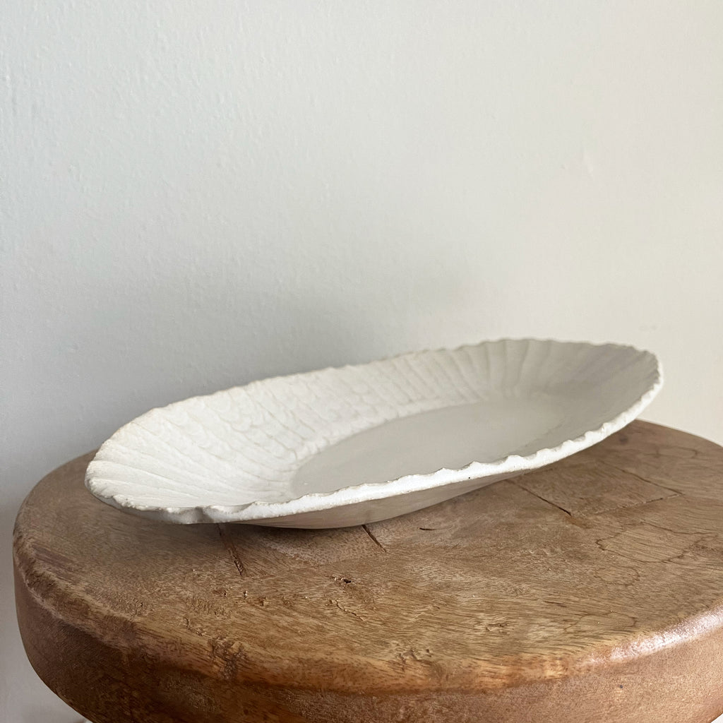 WHOLESALE Ribbed Edge Platter - Oblong