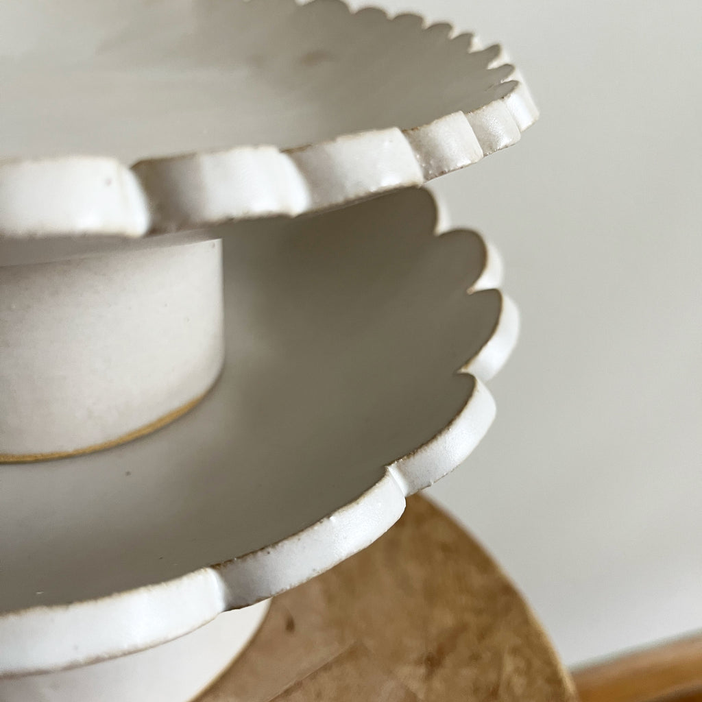 WHOLESALE Scalloped Pedestal Bowls