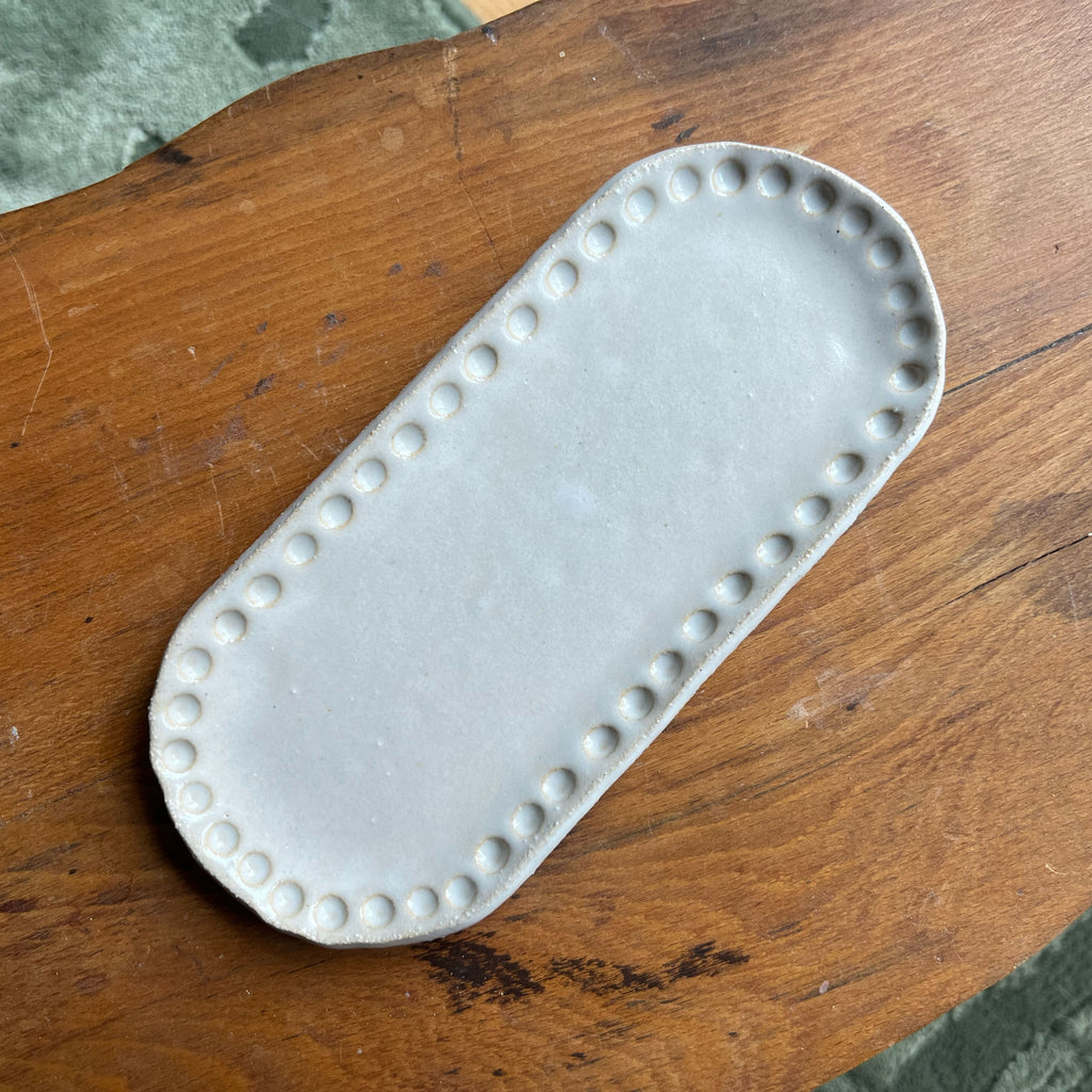 Small Pill-shaped Decorative Tray