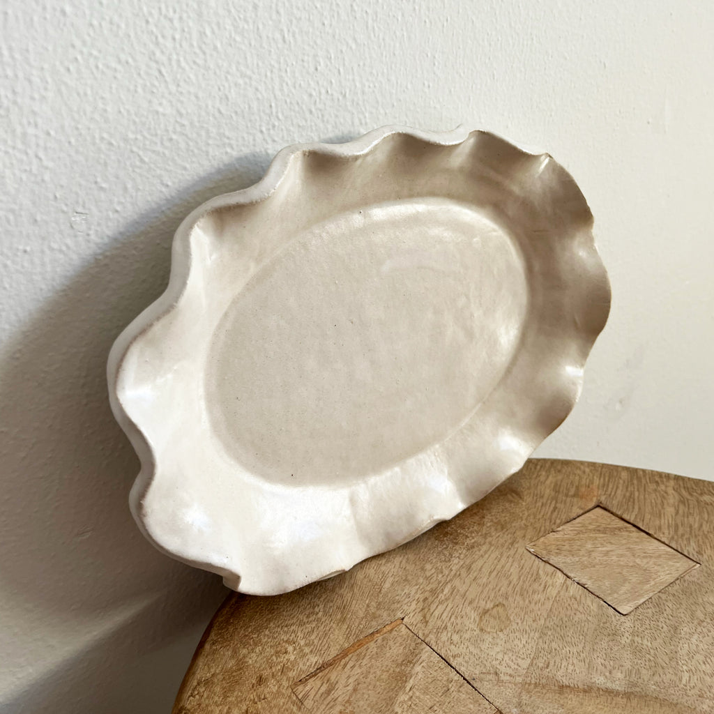 WHOLESALE Ruffle Edge Platter