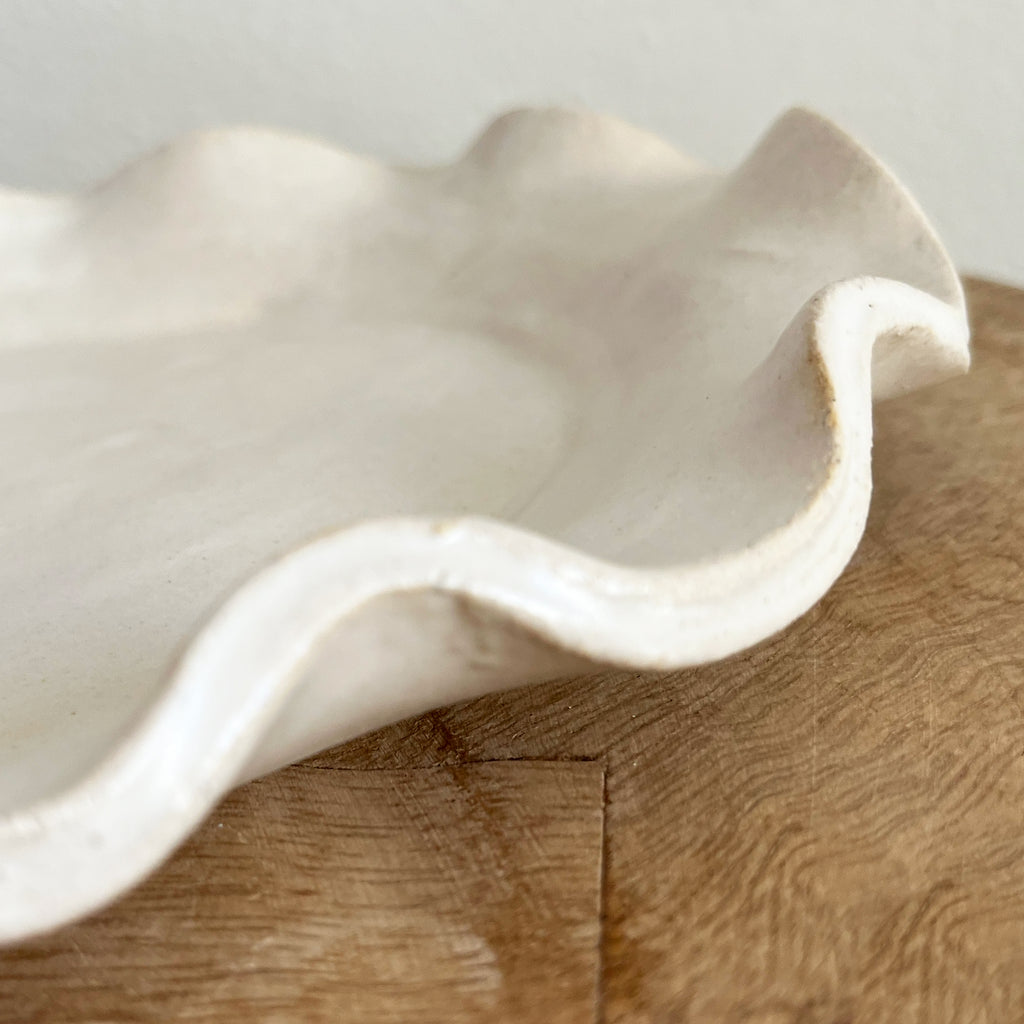 WHOLESALE Ruffle Edge Platter