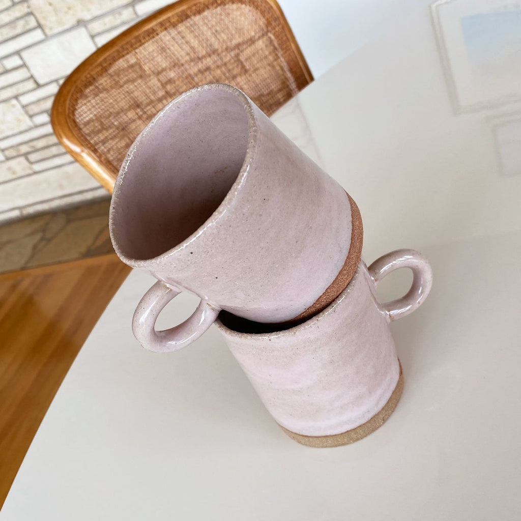 pink mug set by Salto Workshop