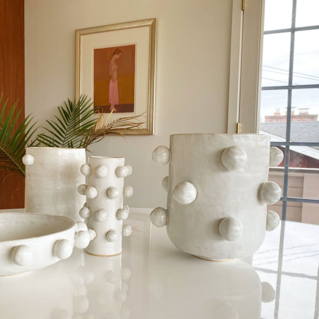 handmade ceramic wedding centerpieces
