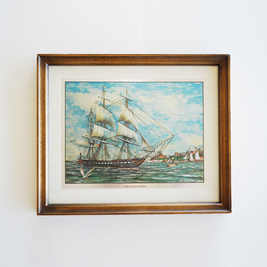 vintage ship etchings