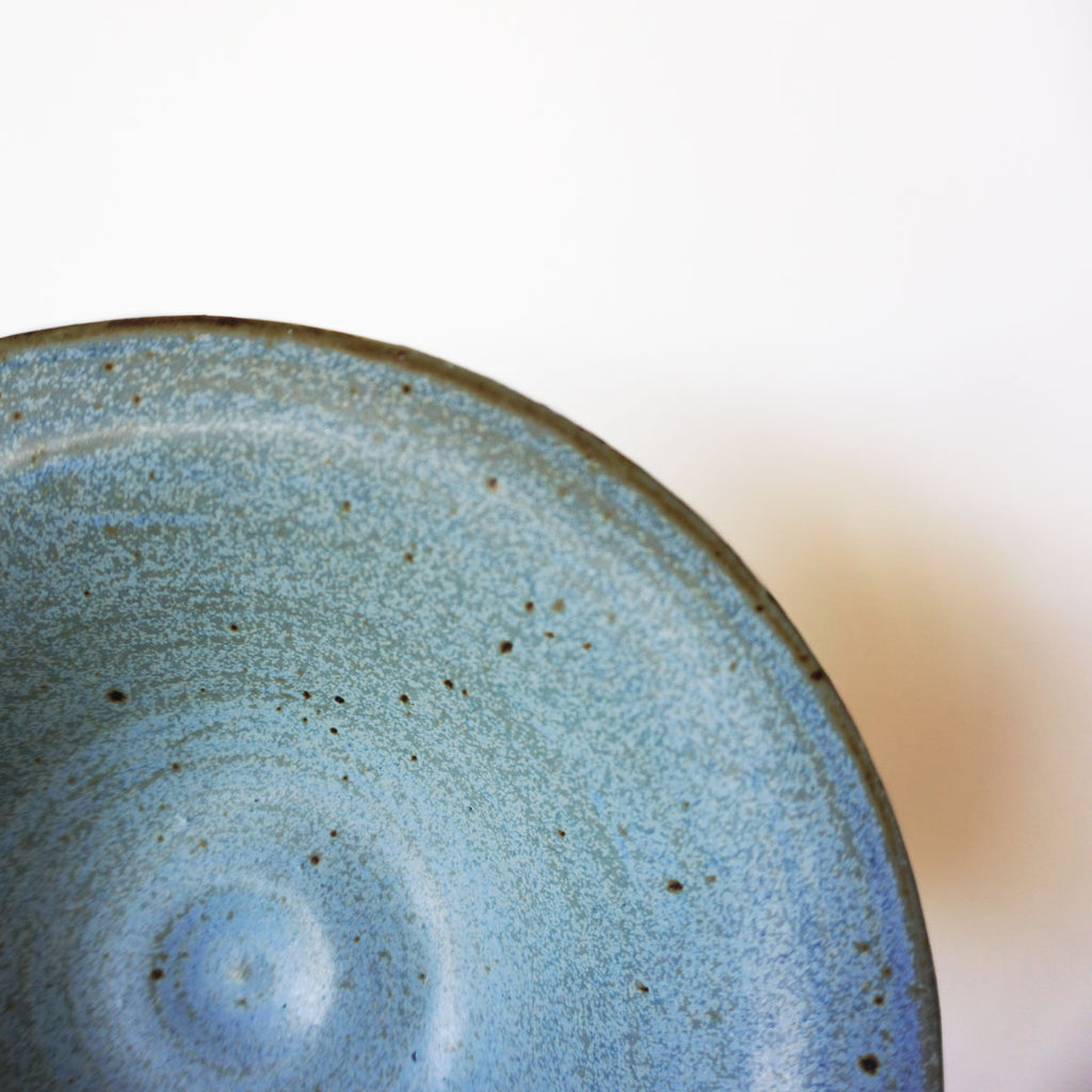 vintage blue bowl
