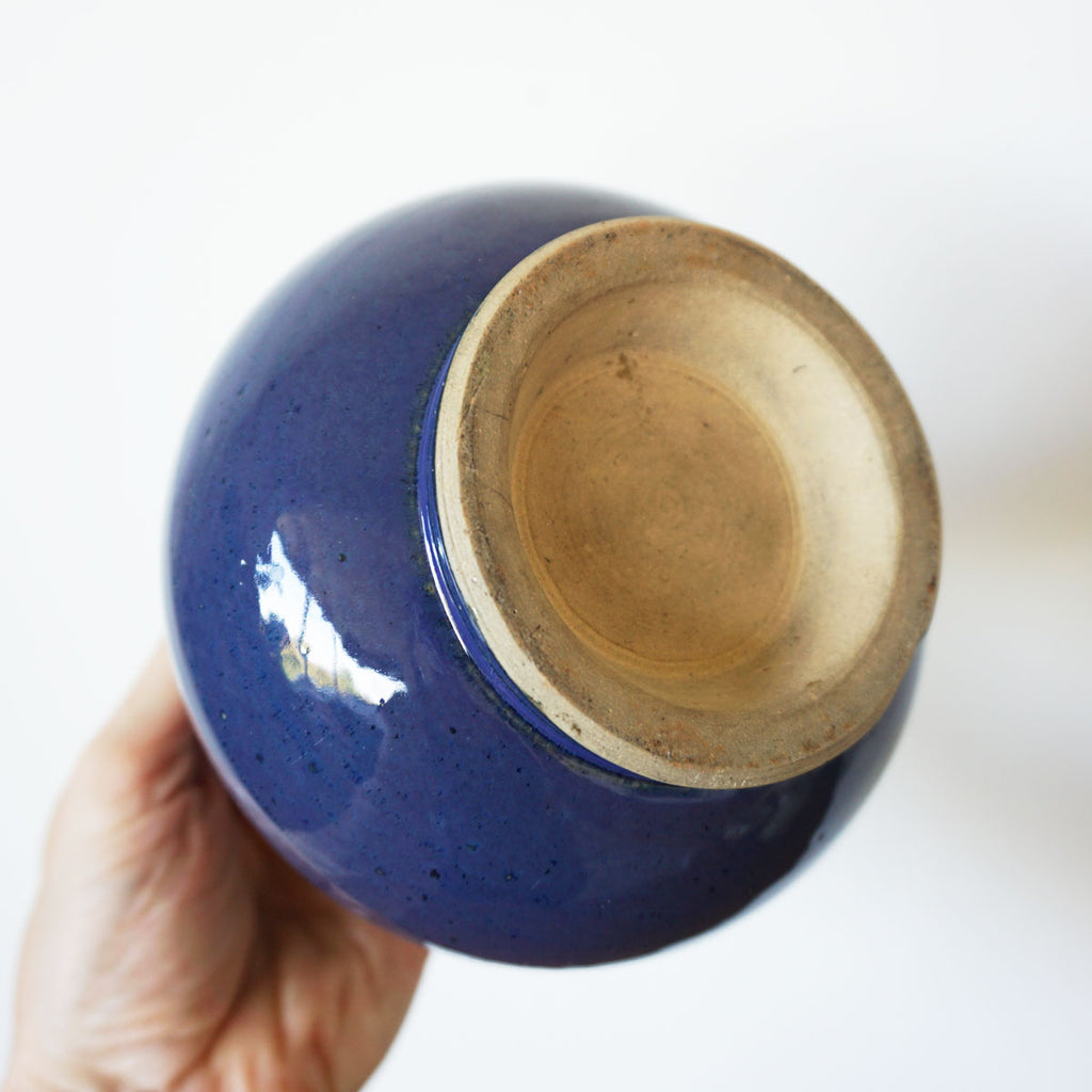 Small Vintage Blue Vase