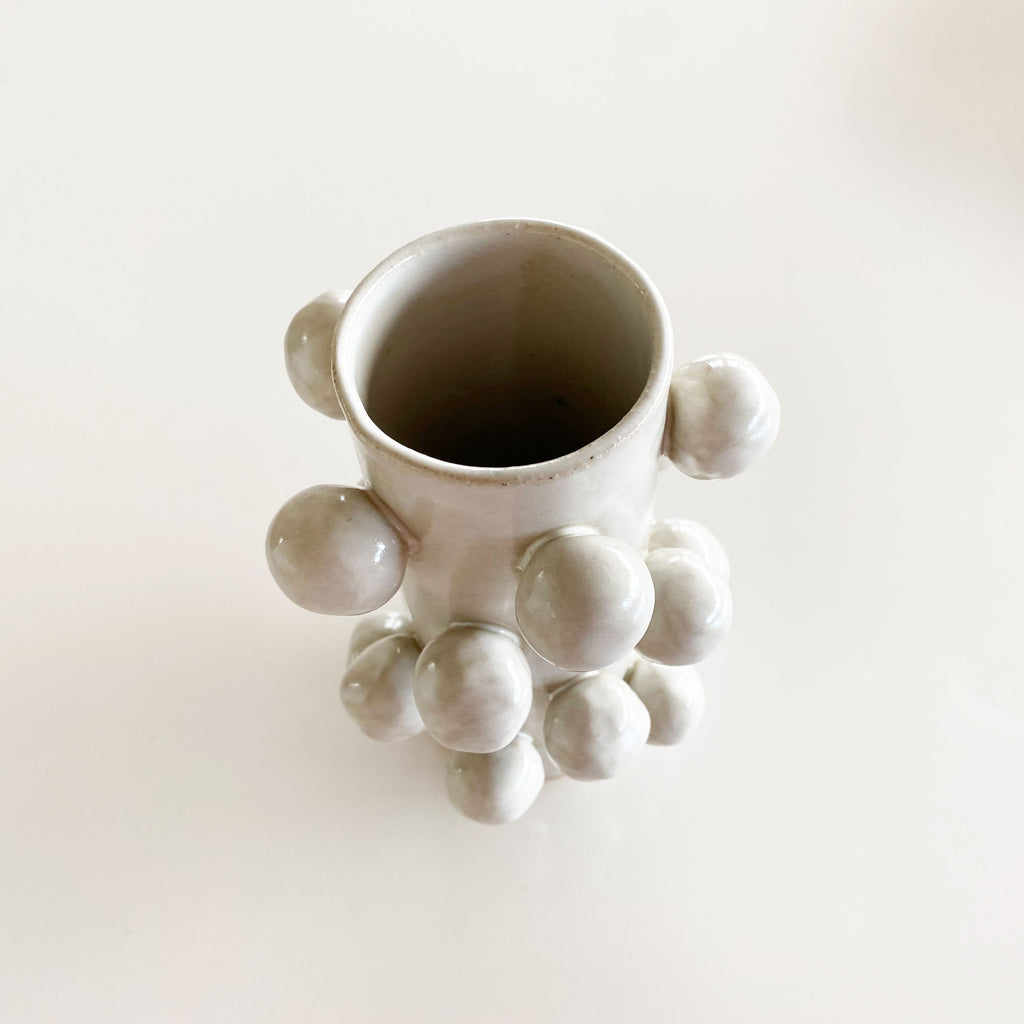 Bobble Vase - White