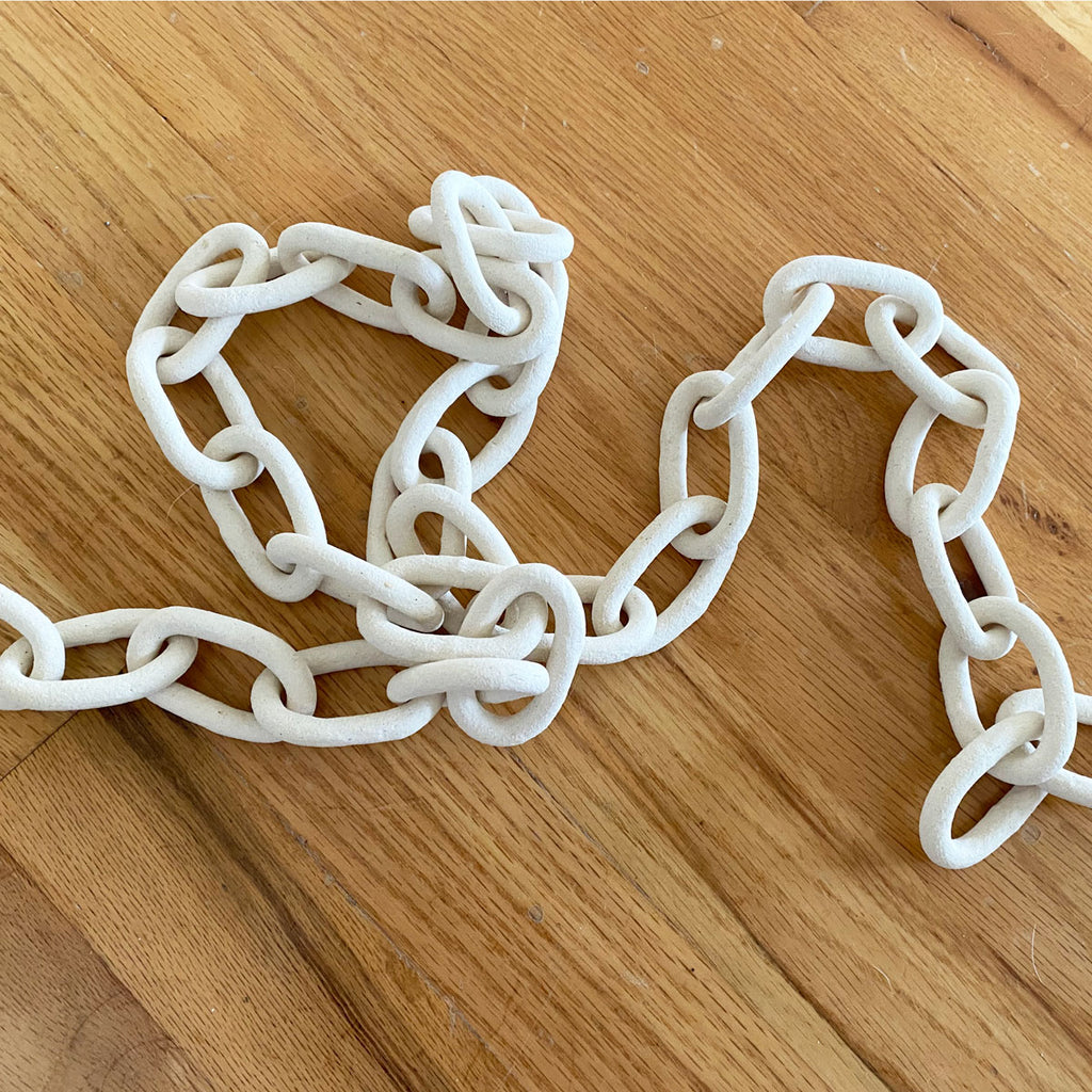 Small Porcelain Chain - White | Salto Workshop