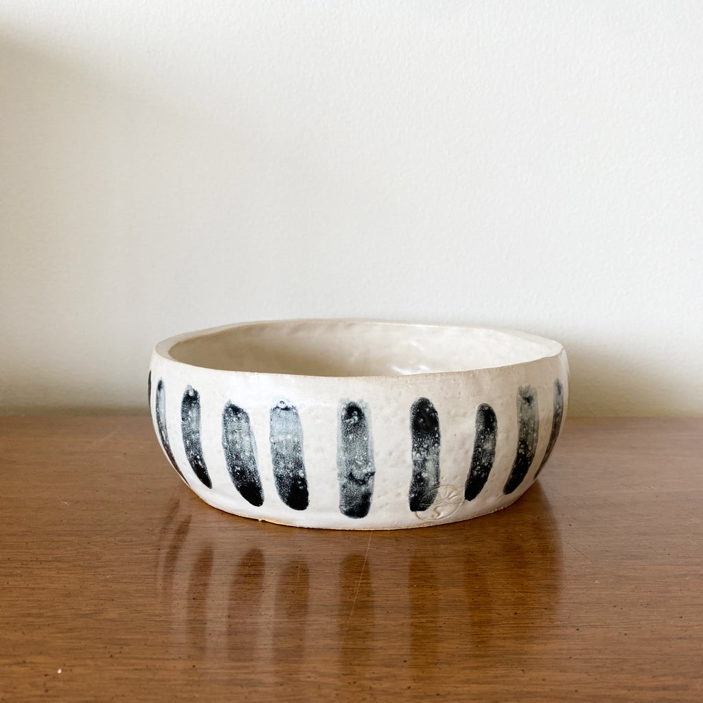 Painted Stripe Bowl - Medium