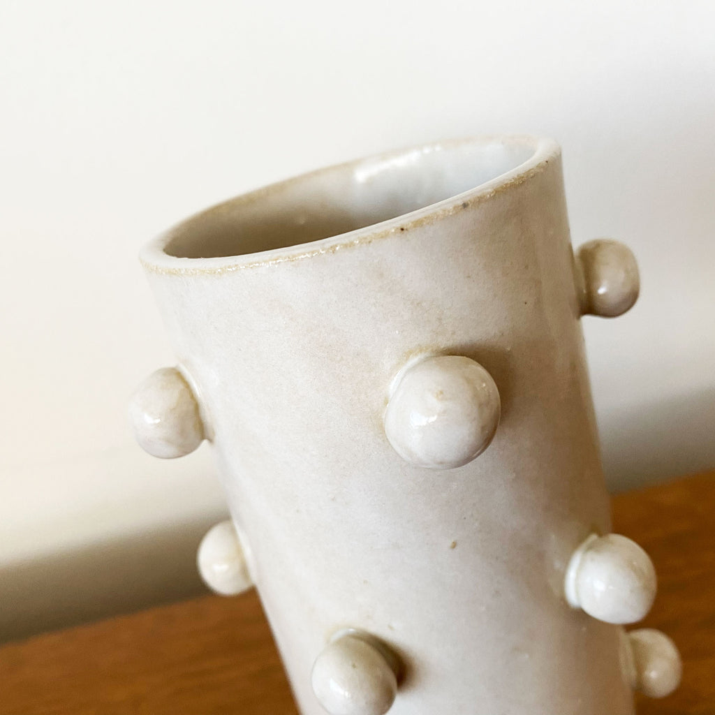 Petite Bobble Vase - White