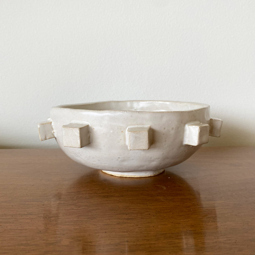 Cubed Bowl - White