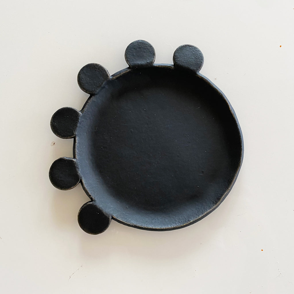 Circle on Circles Tray - Black