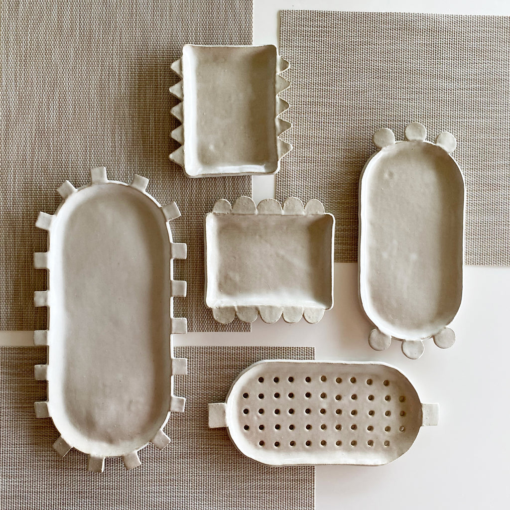 Perforated Pill Tray - White